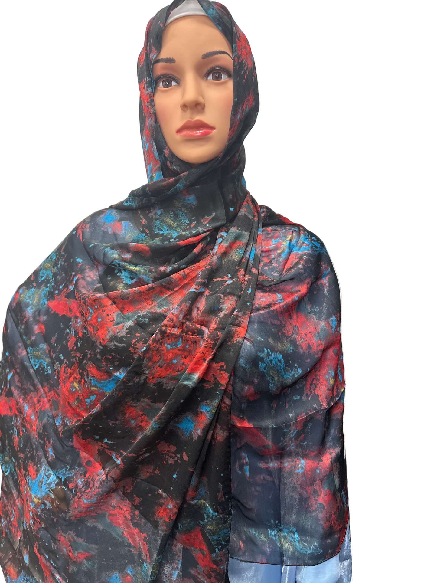 Vibrant Swirl Hijab