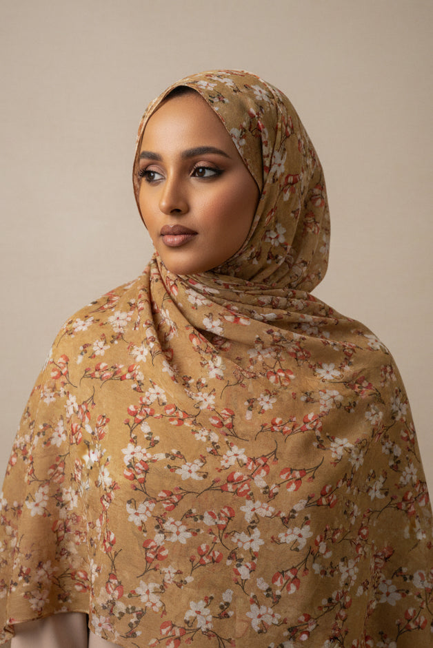 Ambiance Floral Hijab