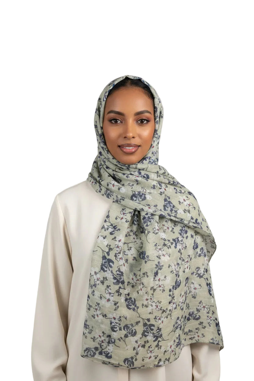 Ambiance Floral Hijab