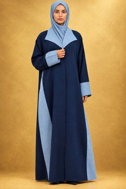 Azure Skyline Abaya - Female / 52 -Shuto Modest Boutique