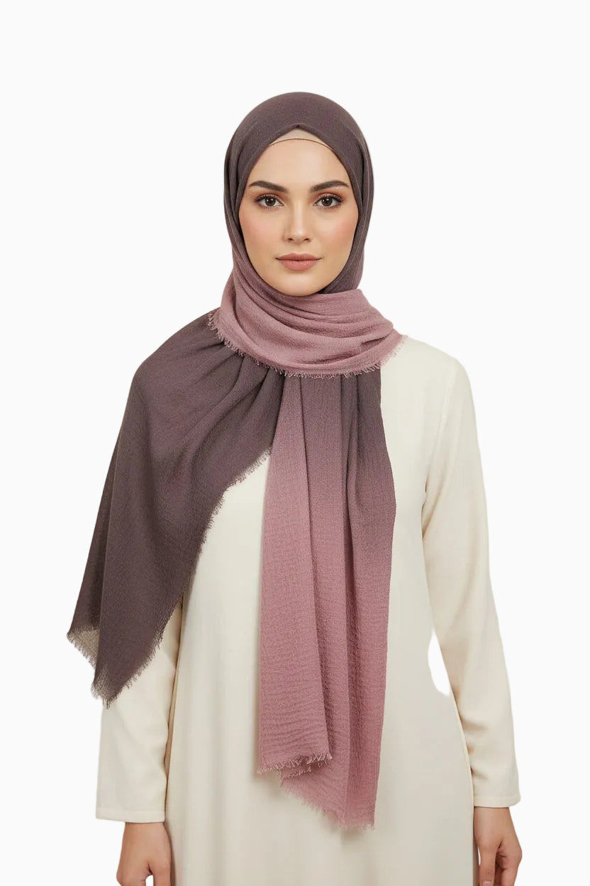 Coastal Fog Linen Hijab - Shuto Modest Boutique