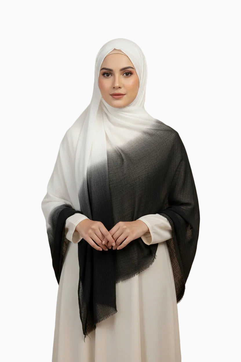 Coastal Fog Linen Hijab - Shuto Modest Boutique