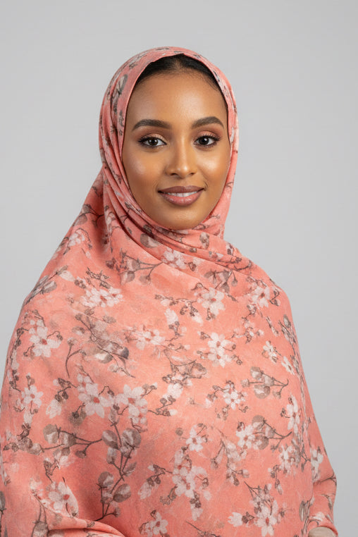 Ambiance Floral Hijab