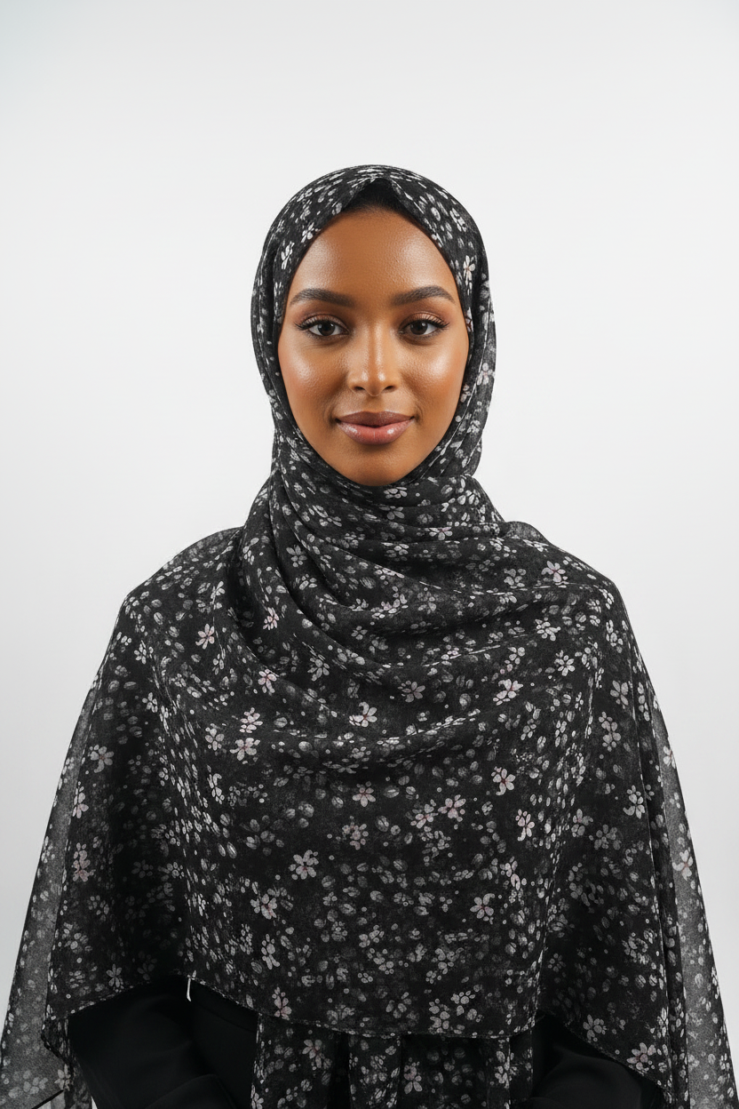 Ambiance Floral Hijab