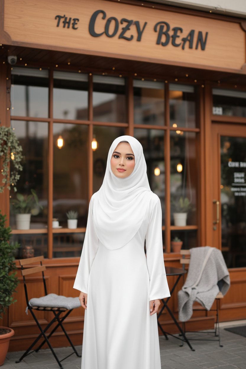 Satin Dress- Shuto Modest Boutique - Shuto Modest Boutique