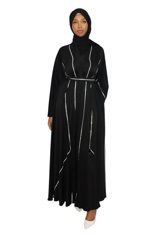 Starry Night - Black Abaya