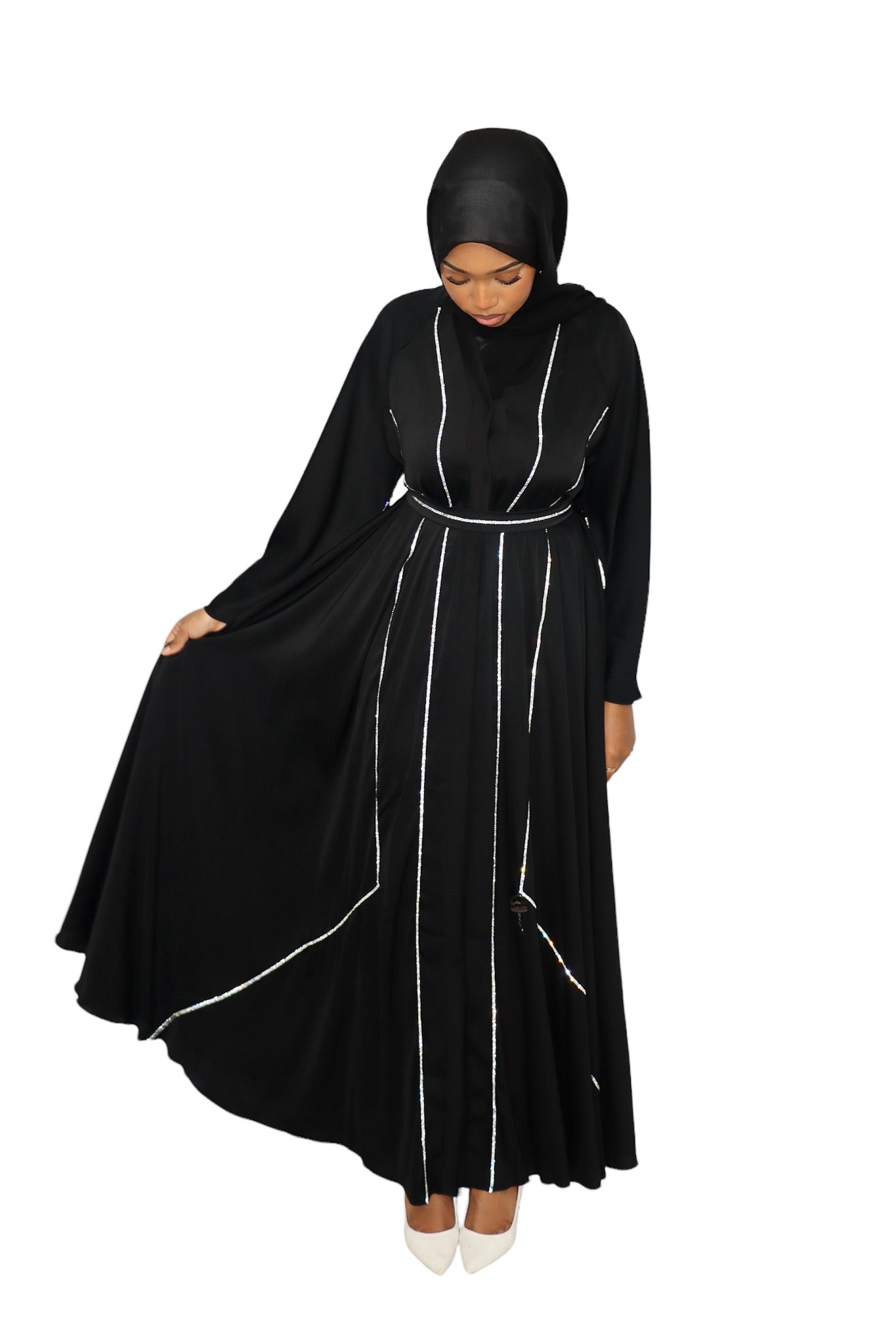 Starry Night - Black Abaya